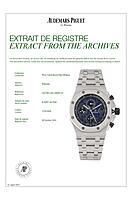 AUDEMARS PIGUET ROYAL OAK OFFSHORE CRONOGRAPH EDICION LIMITADA A 25 PIEZAS REF-26470PT OO1000PT02 26470PTOO1000PT02