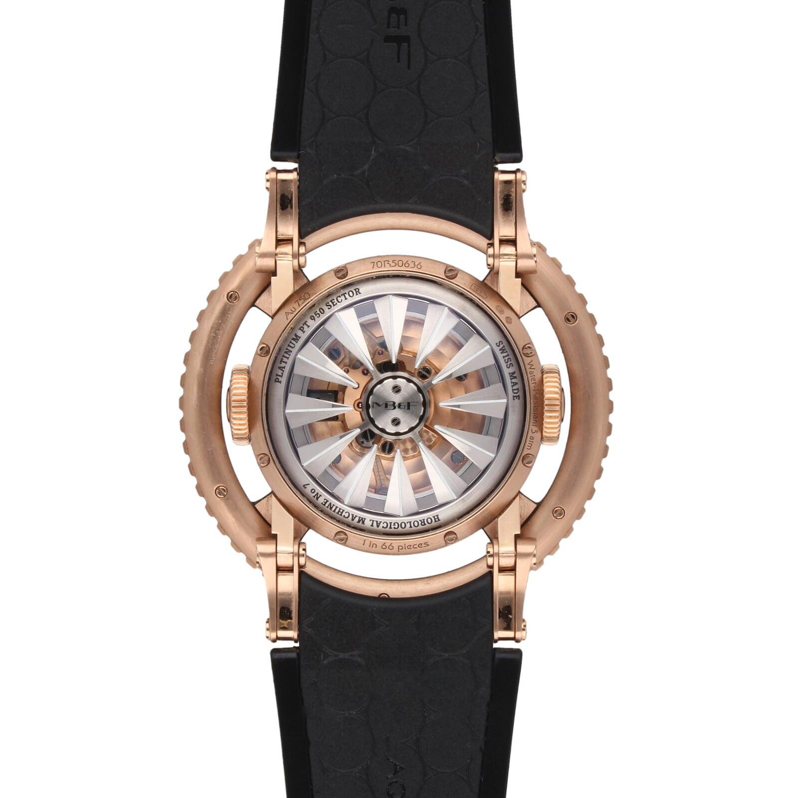 MBF HOROLOGICAL MACHINE N7 AQUAPOD EDICION LIMITADA A 66 REF-70RLBB